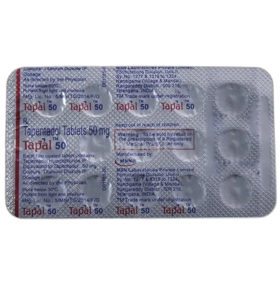 tapal 50mg tablet 15's